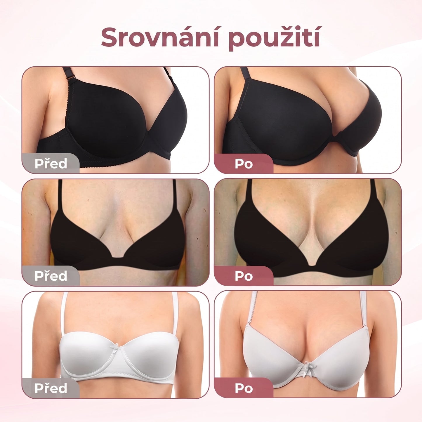 💬HISKIN® Mikroneedlová náplast pro podporu objemu, lifting a pevnost prsou